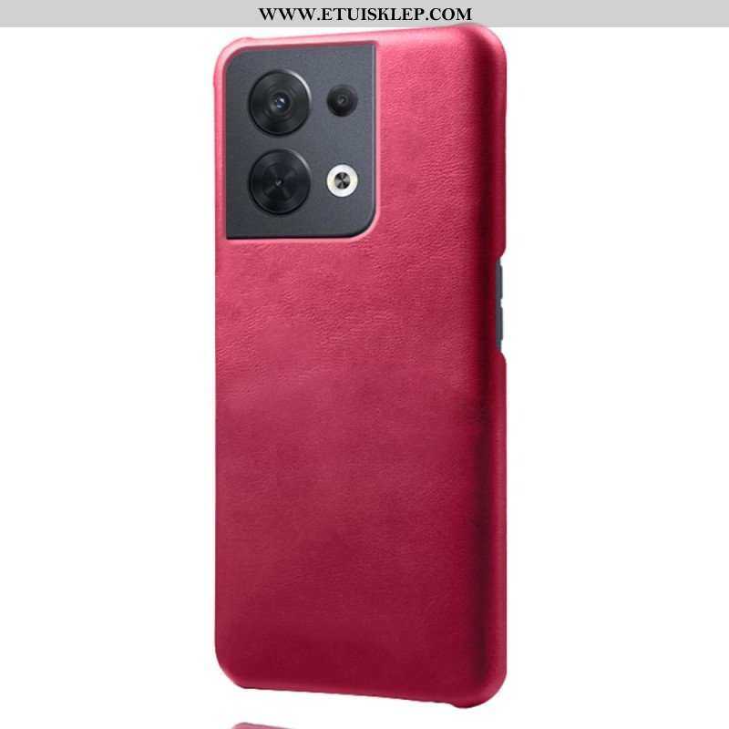 Etui do Oppo Reno 8 Efekt Skóry